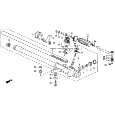 End, Right Tie Rod (53540-SH0-A01)