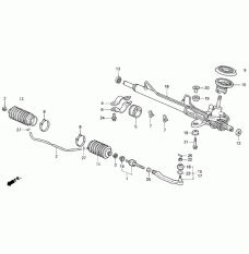 End, Right Tie Rod (53540-SX0-013)