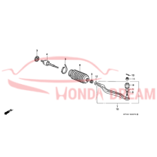 End, Left Tie Rod (53560-SP0-013) - 3