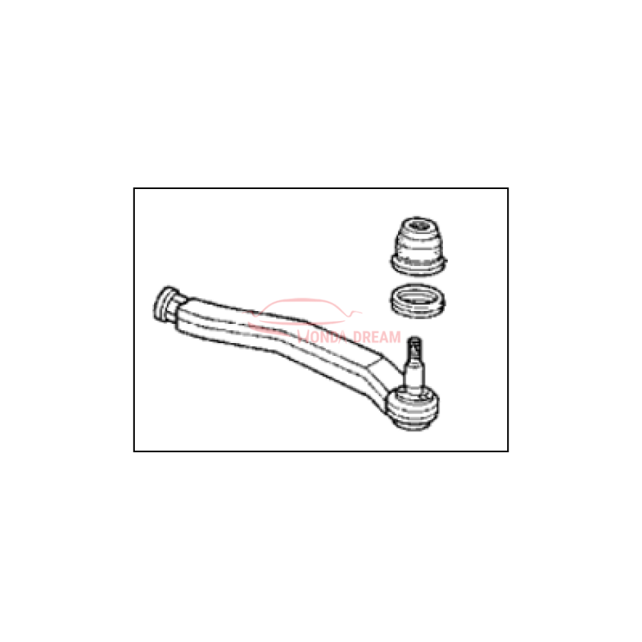 End, Left Tie Rod (53560-SS0-004) - 1