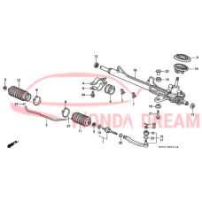 End, Left Tie Rod (53560-SV4-013) - 3