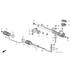 End, Left Tie Rod (53560-SV7-003)