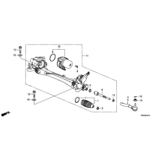 End, Left Tie Rod (53560-T6N-A01)