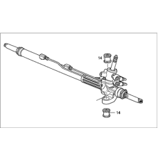 Gear Box Assembly, Steering (53601-SDA-A03)