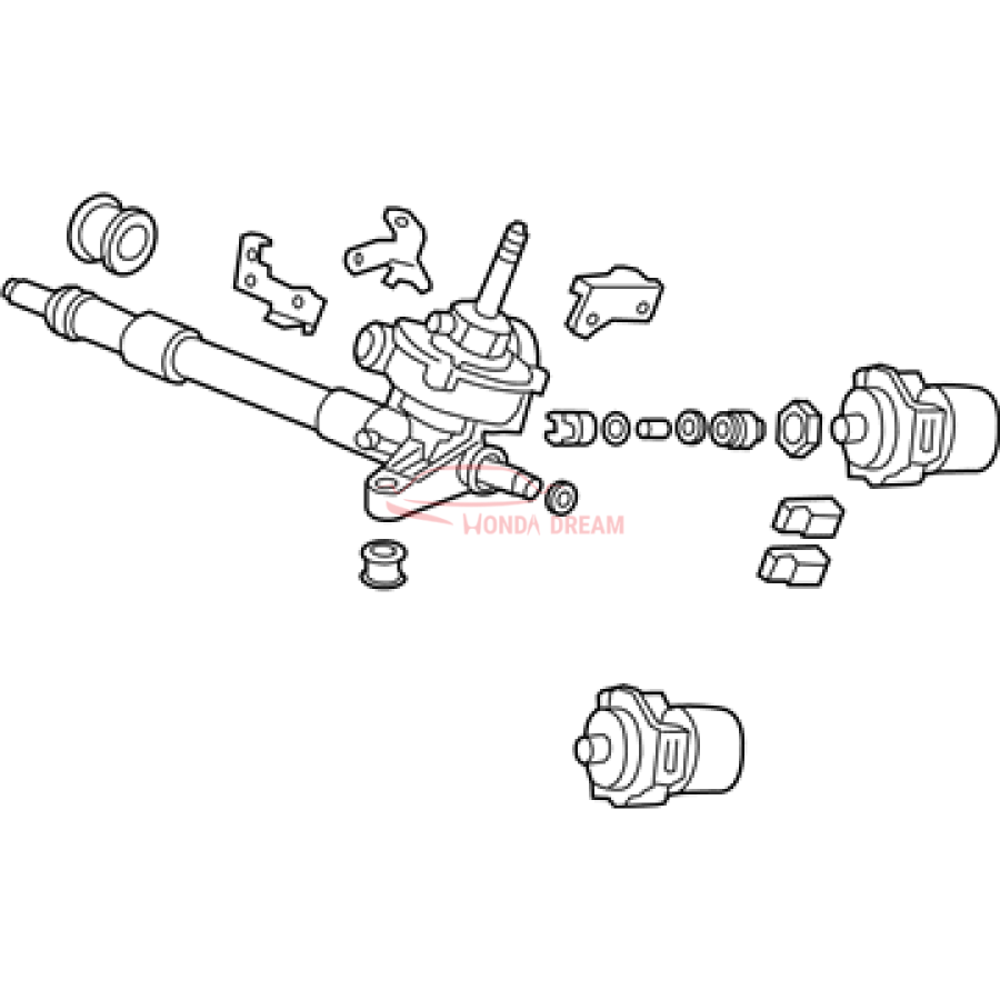 Gear Box Assembly, Steering (53601-SNC-A94) - 1