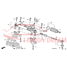 Gear Box Assembly, Steering (53601-STK-A04) - 3