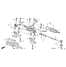 Gear Box Assembly, Steering (53601-STK-A04)