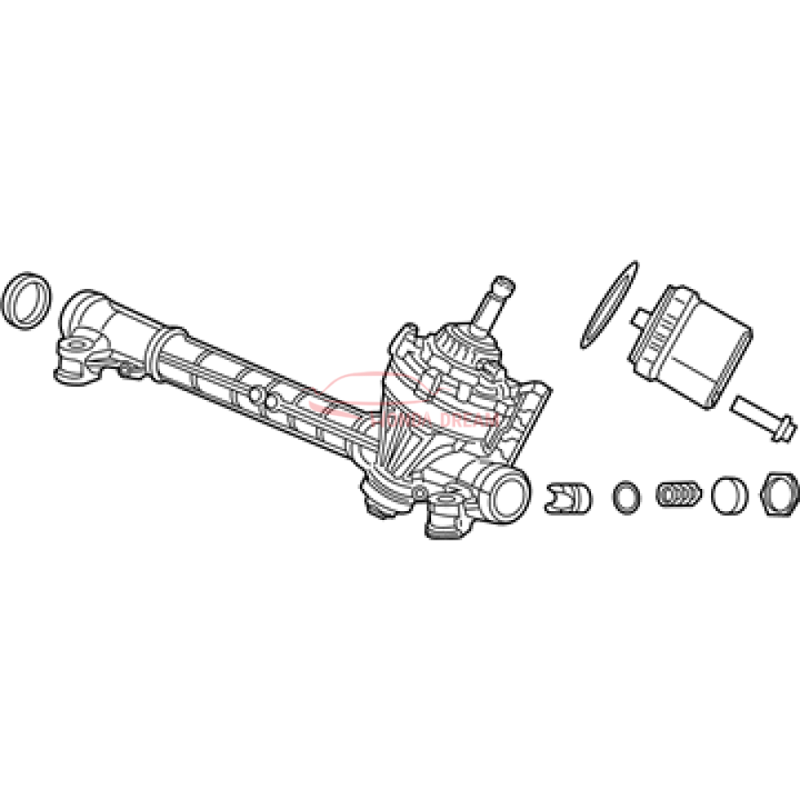 Gear Box Assembly, Steering (53601-TR6-A04) - 1