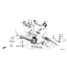 Gear Box Assembly, Steering (53601-TR6-A91)