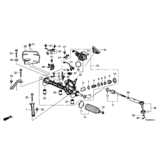 Gear Box Assembly, Steering (53601-TX4-A01)