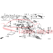 Gear Box Assembly, Steering (53601-TZ7-A01) - 3