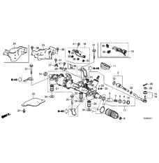 Gear Box Assembly, Steering (53601-TZ7-A01)