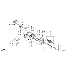 RACK END COMP (53610-TYA-A01)