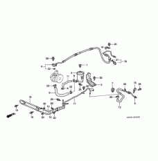 Hose, Power Steering Feed (53713-S30-A22)