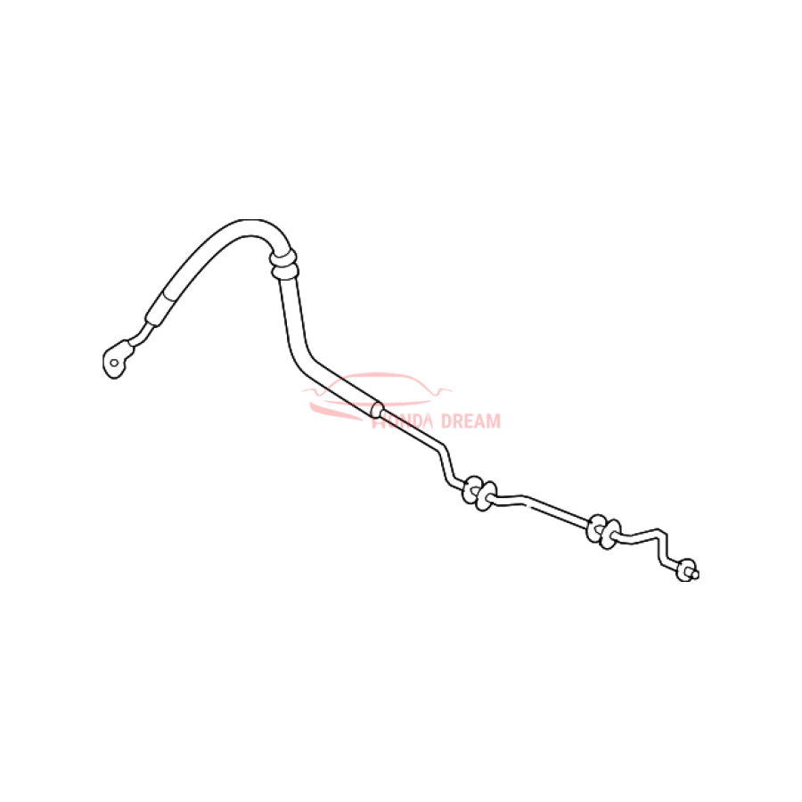 Hose, Power Steering Feed (53713-SHJ-A01) - 1