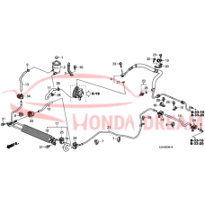 Hose, Power Steering Feed (53713-SJA-A71) - 3