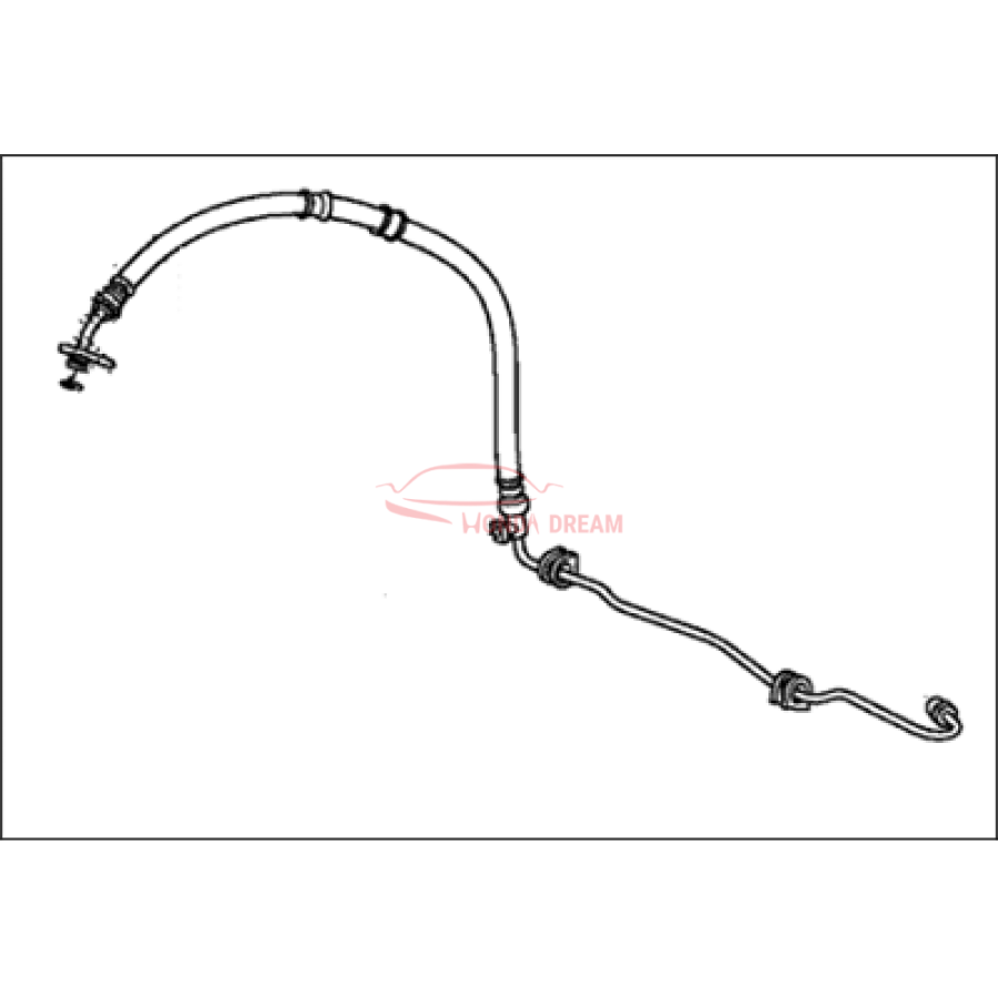 Hose, Power Steering Feed (53713-SWA-A02) - 1