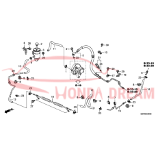 Hose, Power Steering Feed (53713-SZN-A51) - 3