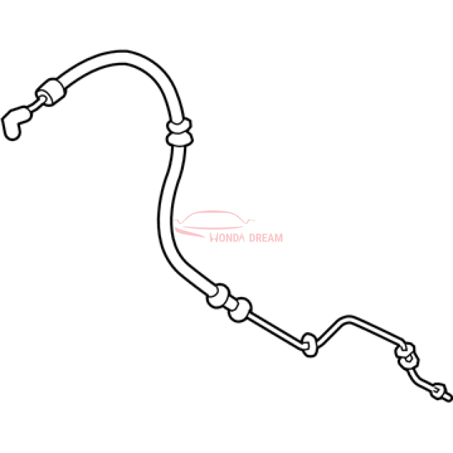 Hose, Power Steering Feed (53713-SZN-A51) - 2