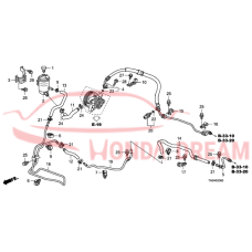 Hose, Power Steering Feed (53713-TA0-A53) - 3