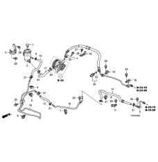 Hose, Power Steering Feed (53713-TA0-A53)