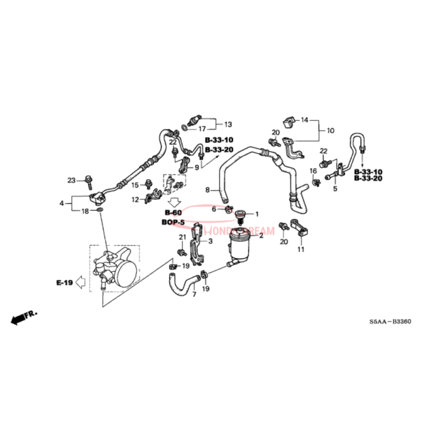 Tube, Suction (53731-S5D-A01) - 3