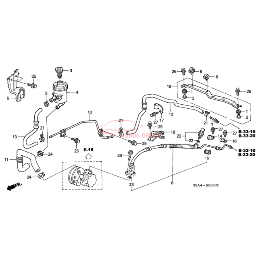 Tube, Suction (53731-S9A-000) - 3