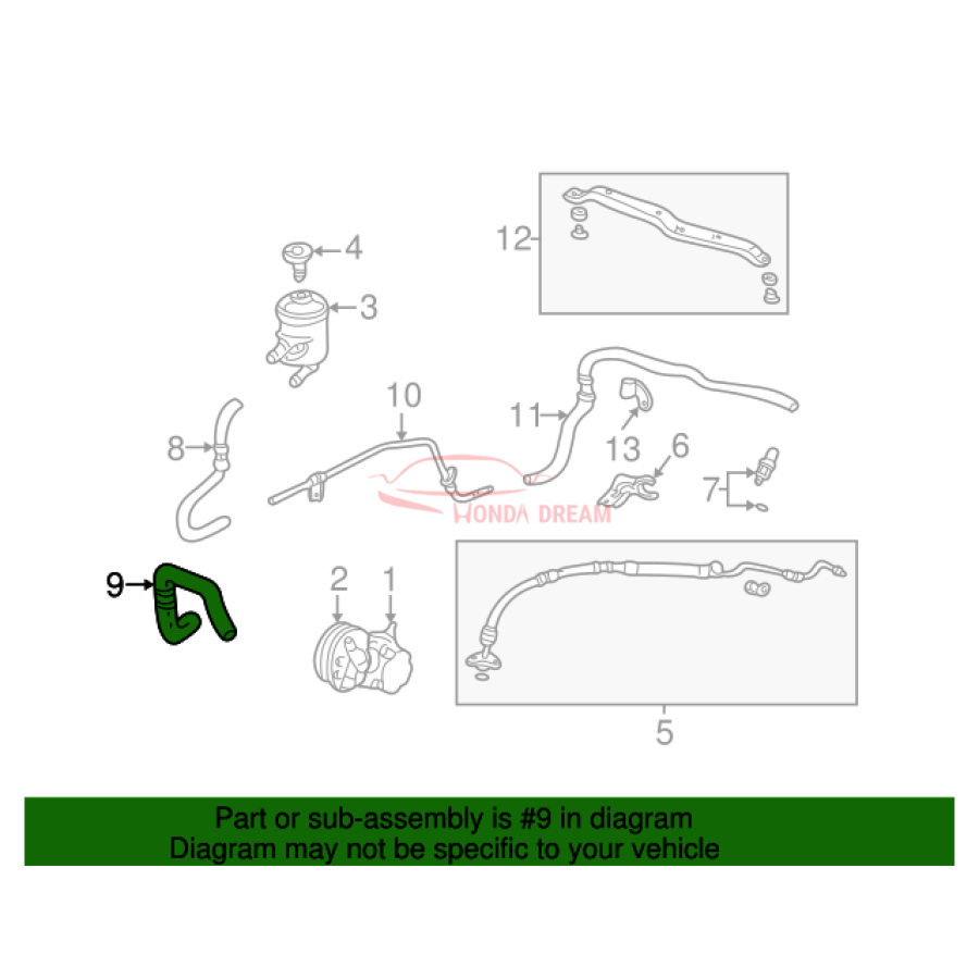 Tube, Suction (53731-SCV-A00) - 2