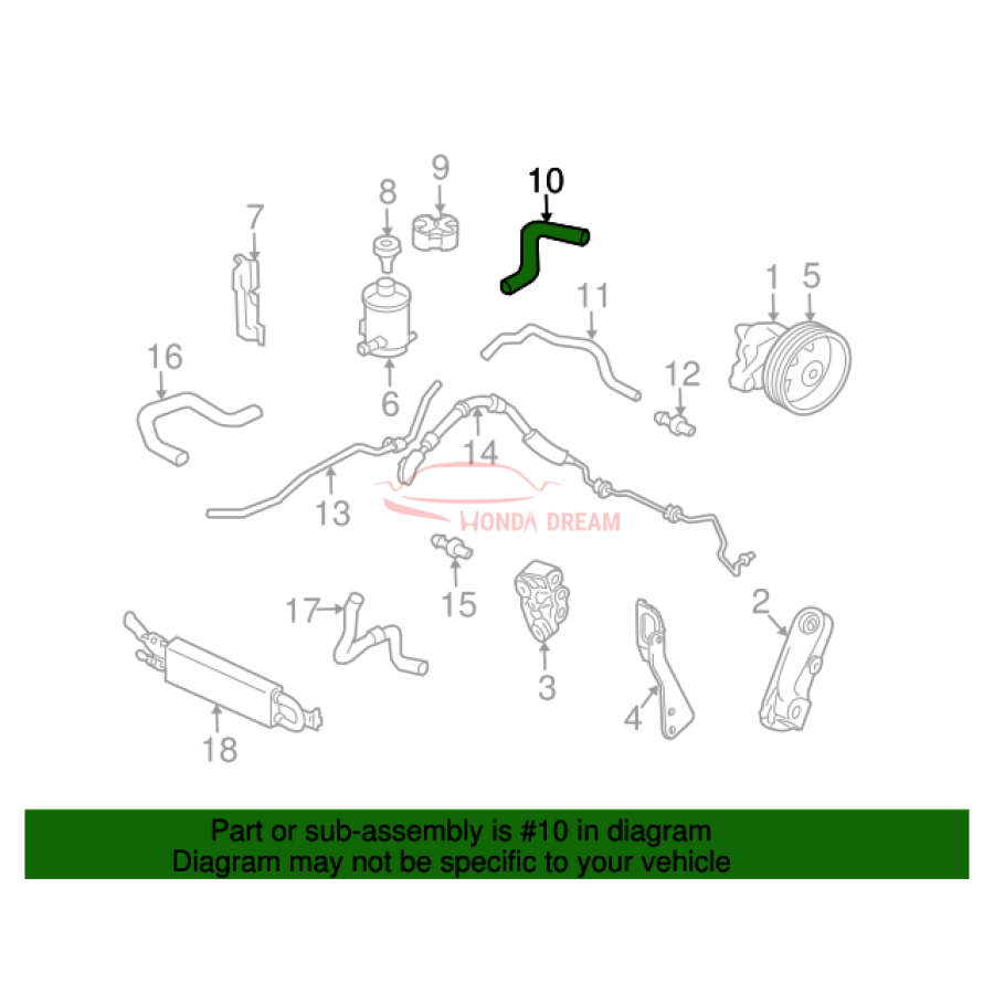 Tube, Suction (53731-SJC-A02) - 2