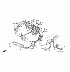 Hose, Oil Cooler (53732-SM4-050)