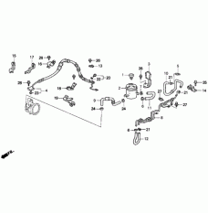 Hose, Oil Cooler (53732-ST7-A01)