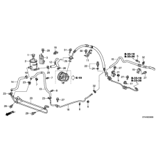 Hose, Power Steering Return (53734-STK-A02)