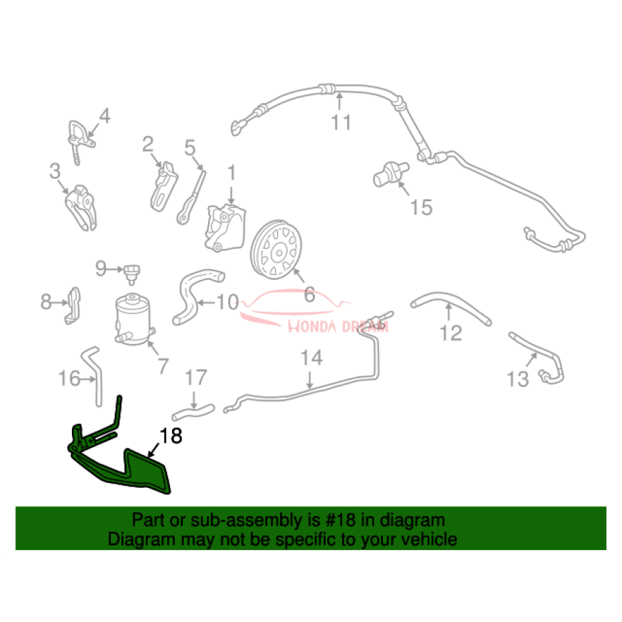 Power Steering Cooler (53765-S87-A00) - 2