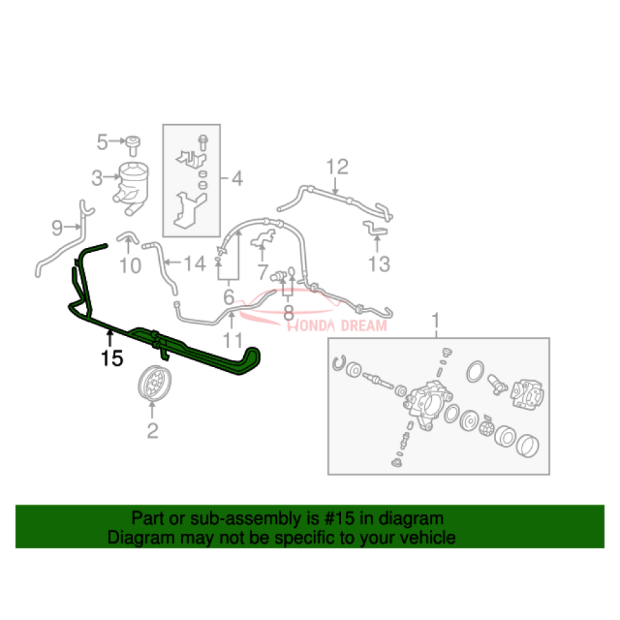 Power Steering Cooler (53765-SWA-010) - 2