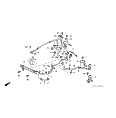 Трубка ГПК (повернення B) (53779-SV1-A00)