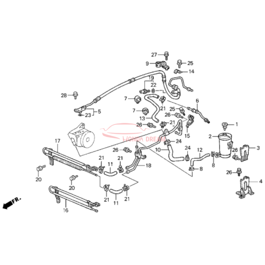 Lower Return Tube PSF (53779-SV4-010) - 1