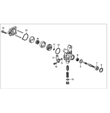 Pump, Power Steering (56110-P2A-013)