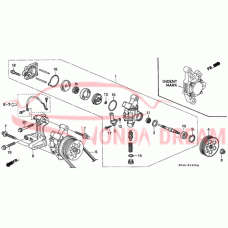 Pump, Power Steering (56110-P2A-023) - 3