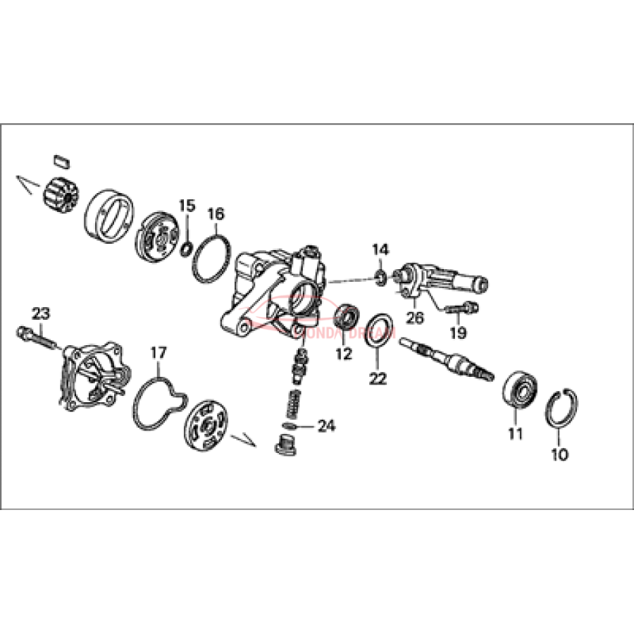 Pump, Power Steering (56110-P8C-A01) - 2