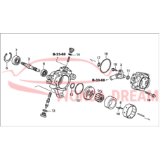 Pump, Power Steering (56110-PNB-A02) - 3