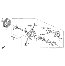 Pump, Power Steering (56110-PND-003)