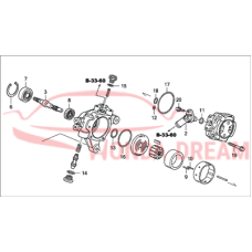 Pump, Power Steering (56110-RAA-A02) - 3