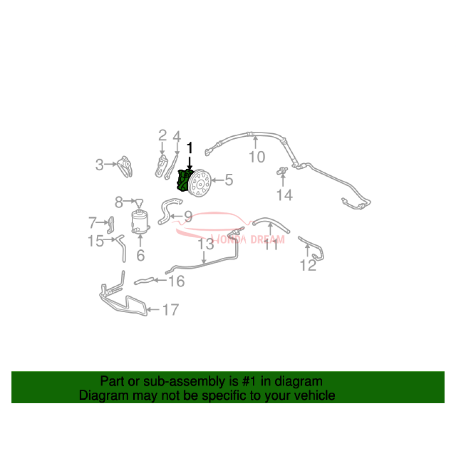 Pump, Power Steering (56110-RCA-A02) - 2