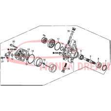 Pump, Power Steering (56110-RNA-A02) - 3