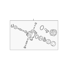 Pump, Power Steering (56110-RTA-013)