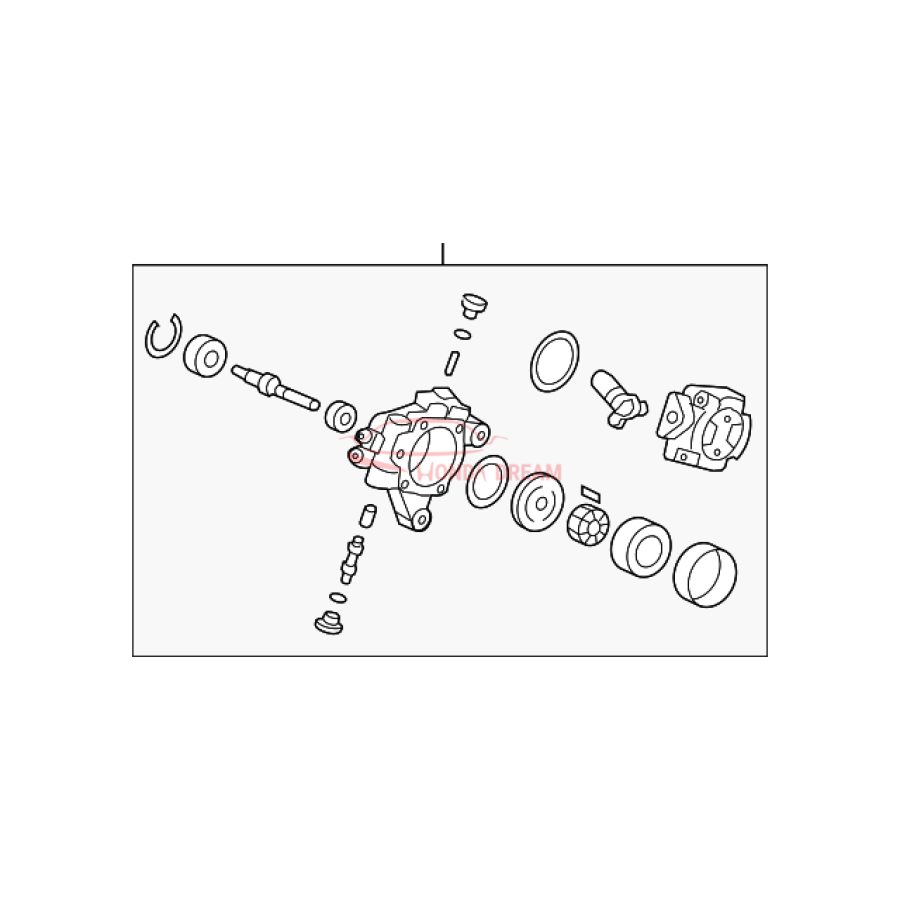 Pump, Power Steering (56110-RTA-013) - 1