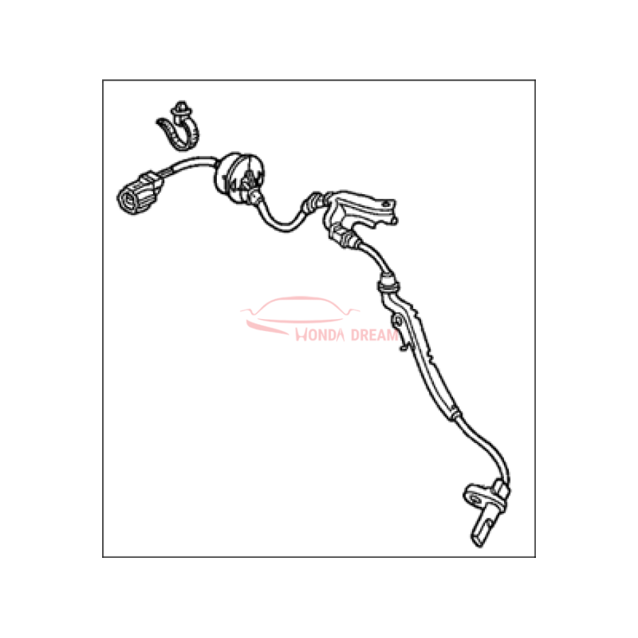 Sensor ABS, Right Front (57450-SDA-A02) - 3