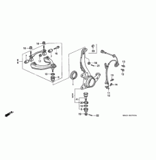 Sensor ABS, Right Front (57450-SR3-801)