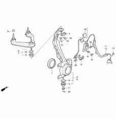 Sensor ABS, Right Front (57450-SS0-950)