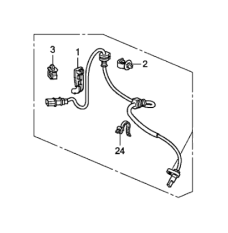 Sensor ABS, Right Front (57450-SWA-003)